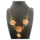 Elegant Peach Fashion Necklace