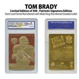 Tom Brady Feel The Game Gold Card