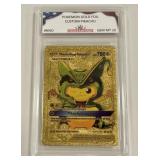 Pokï¿½mon Gold Custom Pikachu Card