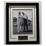 Arnold Palmer Framed Photo W/ Facsimile Signature