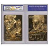 23K Gold Allen Iverson Fleer Rookie Card
