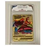 Pokï¿½mon Gold Custom Charizard Card