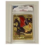 Pokï¿½mon Gold Custom Charizard Card