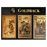$1/2- 1/2000 oz Gold GoldBack Alternative Currency