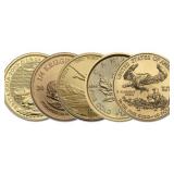 1/4 Ounce .999 Fine Gold Government Issue Coin