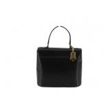 Yves Saint Laurent Black Leather Calf Hand Bag