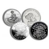 1 oz. .999 Find Silver Round (Design Varies)
