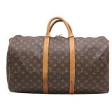 Louis Vuitton Monogram Keepall 50 Boston Bag