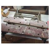 Metal and Wood Workbench