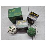 Five Vintage Fishing Reels