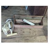 Wood Toolbox and Vacuum