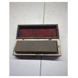 Sharpening Stone in Wooden Box