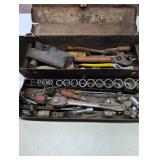 Metal Toolbox W/ Tools