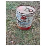 Mobil Oil Drum with Handle