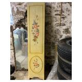 Hand-Painted Floral Screen