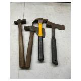 Four Assorted Hammers