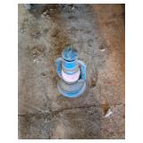 Blue Metal Kerosene Lantern