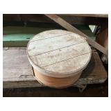Round Wooden Cheese Box with Lid