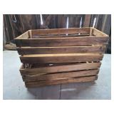 Wooden Slatted Crates