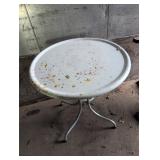 Round Metal Side Table