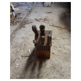 Wood Knife Block Set