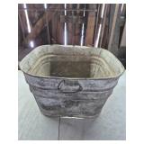 Galvanized Metal Tub