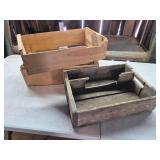 Wooden Crates Lot