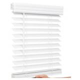 Cordless 2' Faux Wood Blinds