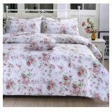 King Floral Comforter Set