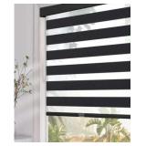 Black Zebra Roller Blind, 34' x 64'