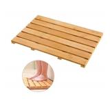 Non-Slip Bamboo Bath Mat