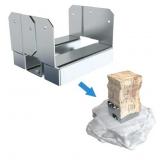 10 PCS Steel Post Anchors