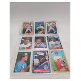 9 Baseball Cards