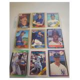 9 Assorted Baseball Cards
