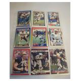 9 NFL Trading Cards