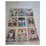 9 NFL Trading Cards Assortment