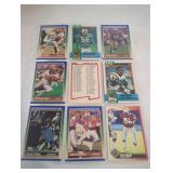 9 Assorted NFL Trading Cards