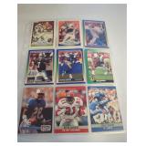 9 Assorted NFL Trading Cards