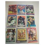Nine Football Cards