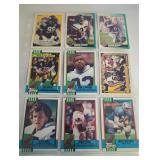 9 Football Trading Cards in Display Sleeve