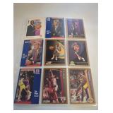 Nine 1990s NBA Trading Cards
