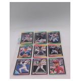 Nine Baseball Cards