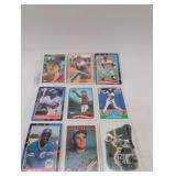 9 Baseball Cards