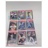 9 Donruss Baseball Cards