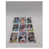 9 Baseball Cards