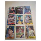 Nine Assorted Baseball Cards