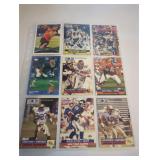 Pro Set NFL Cards, 9 Total