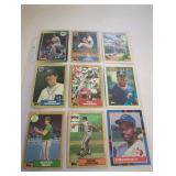 9 Baseball Cards