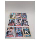 9 Baseball Cards