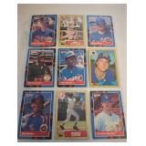 9 Assorted Baseball Cards